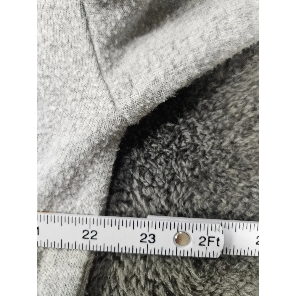 Alo Yoga Sweatshirt Womens M Gray Relaxed Crewneck Long Sleeve Stretch Pullover